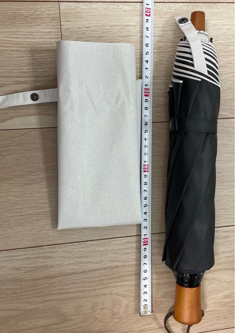 サンバリア100折りたたみ日傘 2段折 大判 / mokuアイボリー