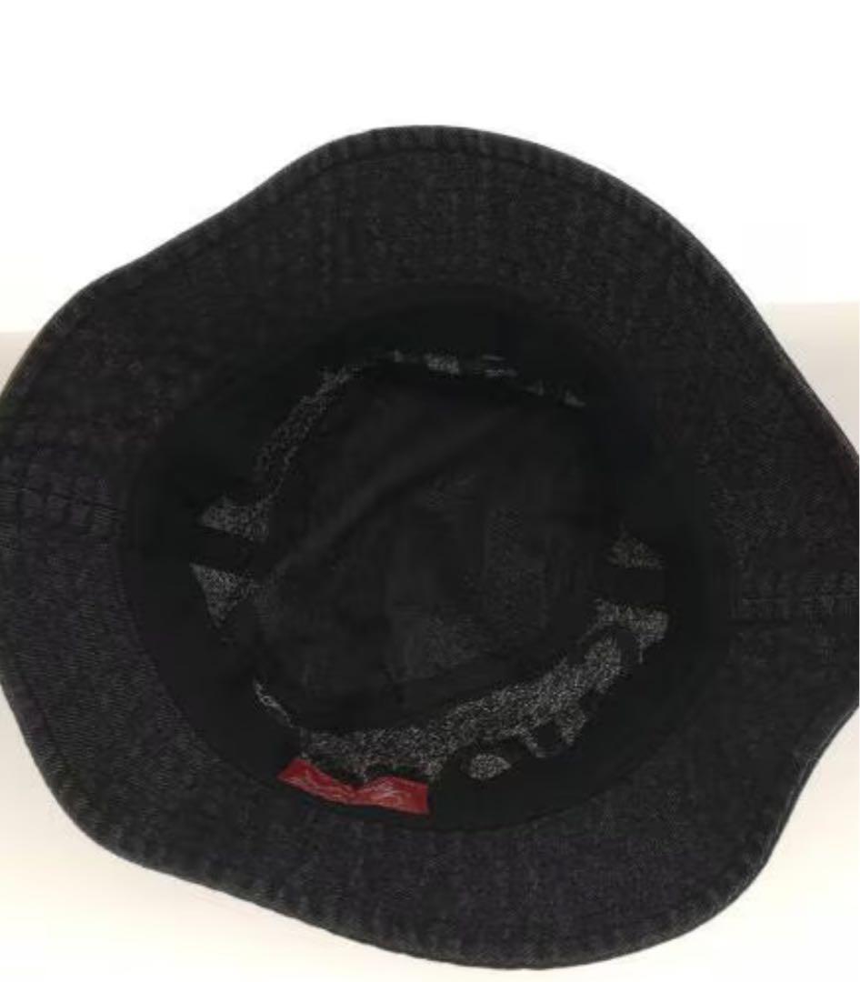 Supremeバケットハットグレイデニム