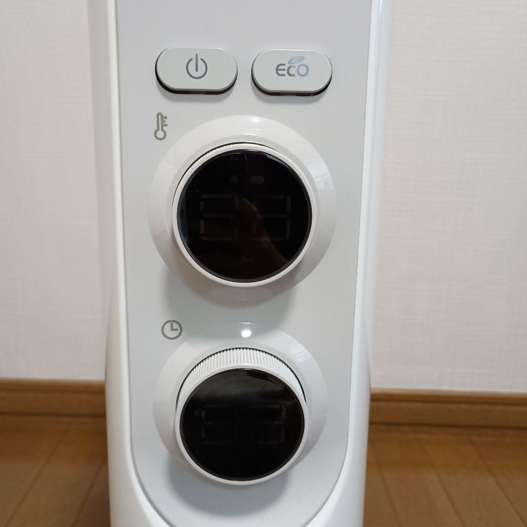 デロンギ オイルヒーター ホワイト 2023年製