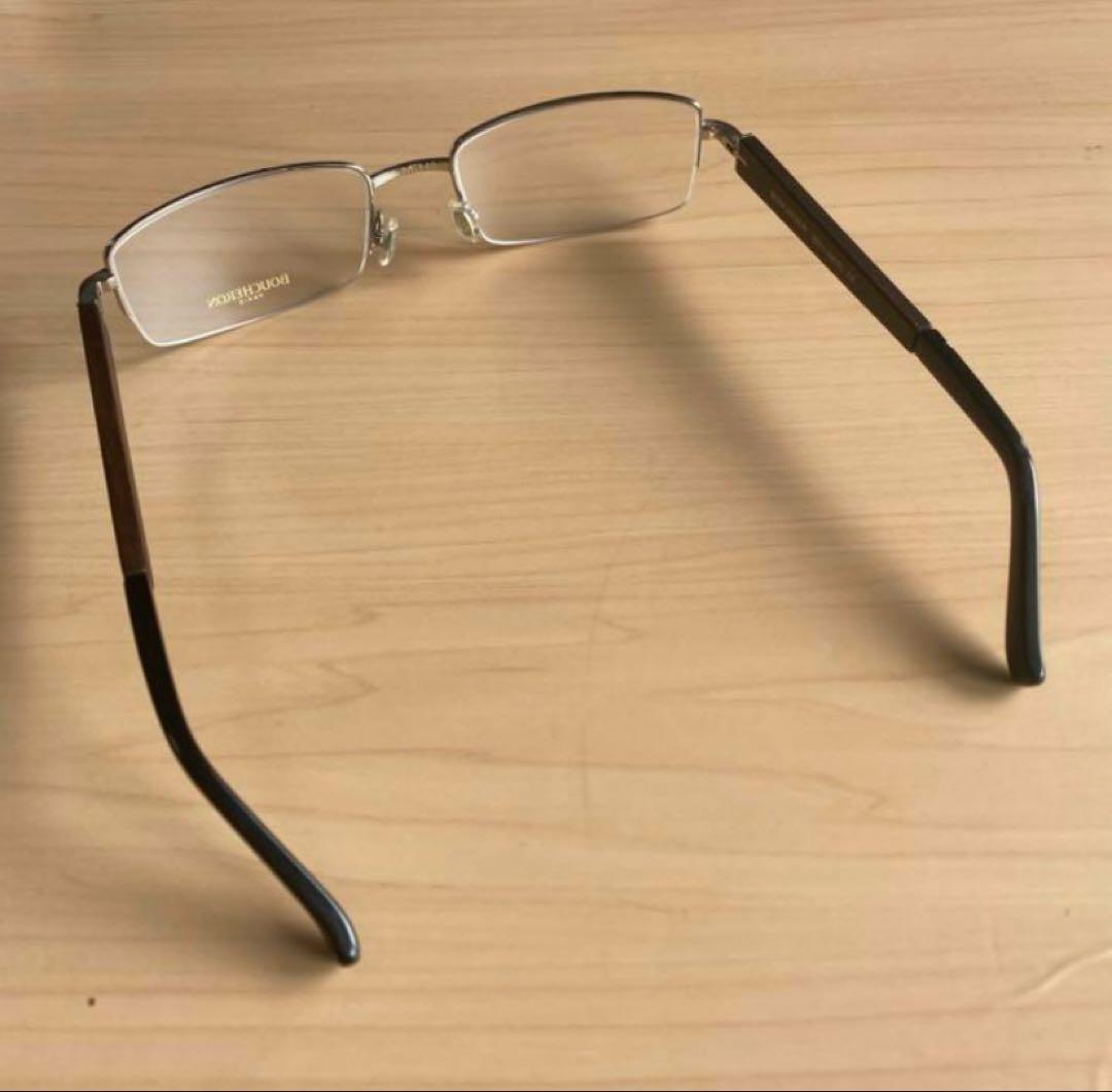 か*ギ様 BOUCHERON 希少 ルクセンブルク製 眼鏡 メガネ フレーム ブ