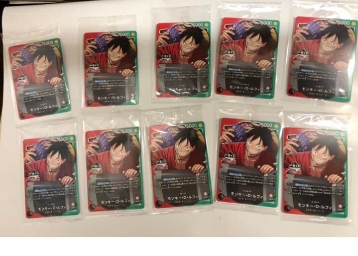 ワンピースカード 一番くじプロモ モンキーDルフィ 19枚セット