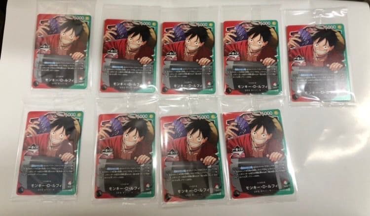 ワンピースカード 一番くじプロモ モンキーDルフィ 19枚セット