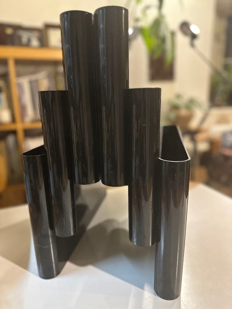 kartell 4675ブックスタンド黒カルテルパントンアルテミデ6列３段レア