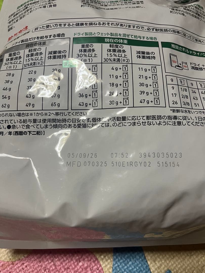 ロイヤルカナン　猫　満腹感サポート　3.5kg