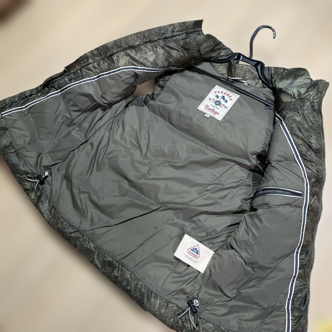 PYRENEX カモフラージュ ダウンベスト