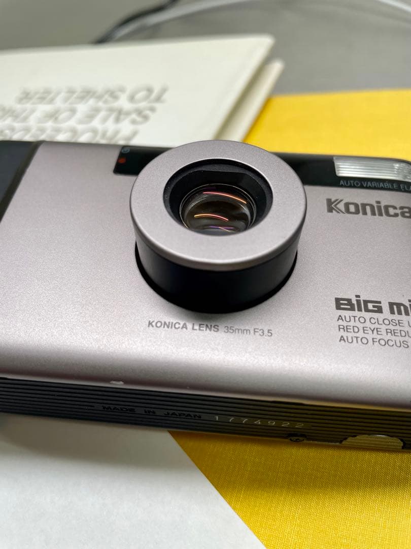 フィルムカメラ konica bigmini