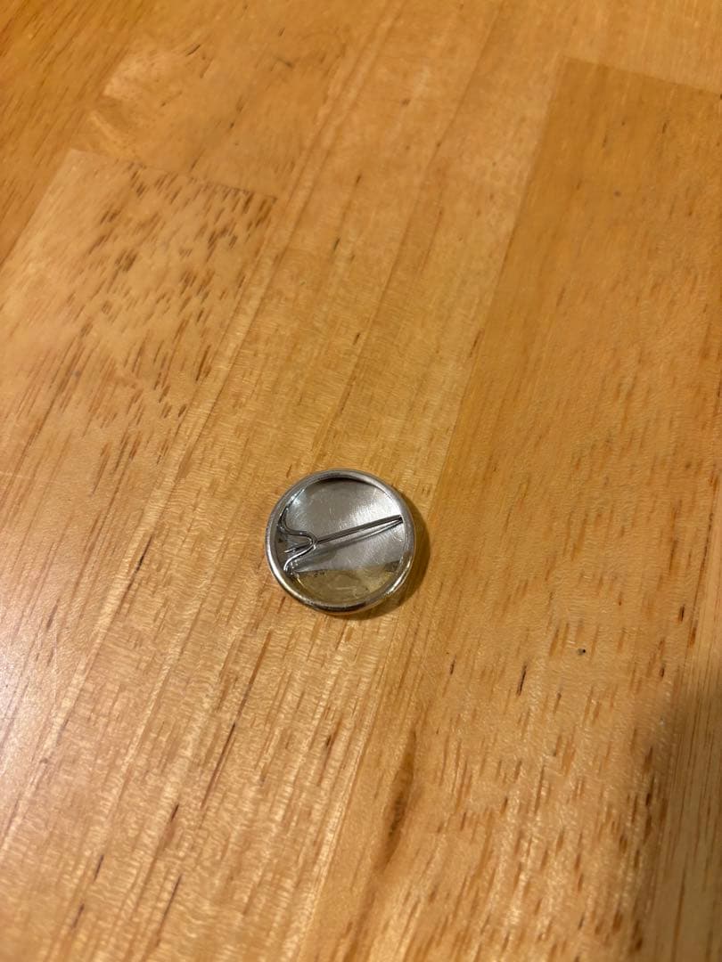 BUNNEY シルバー✖️ゴールド バッジ 21mm ブローチ