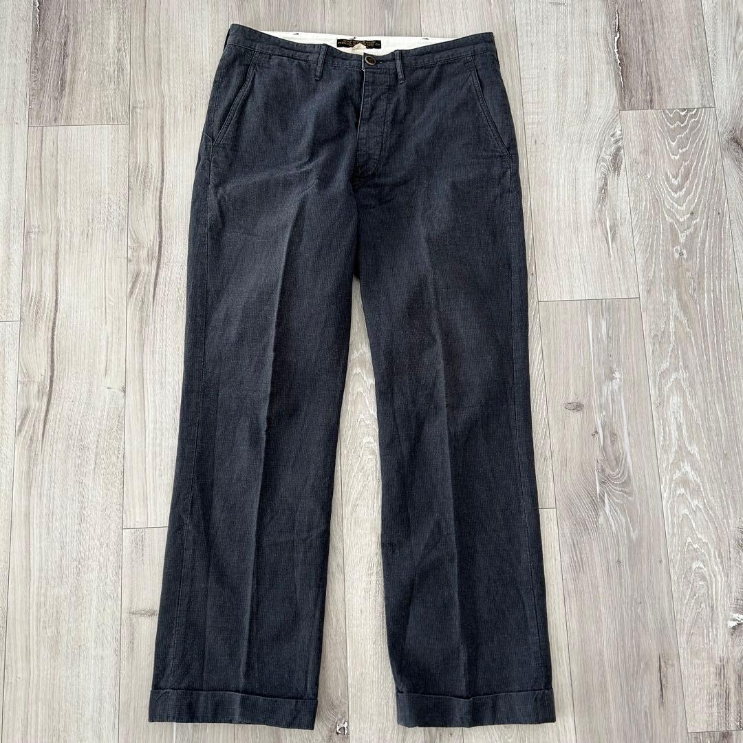 PHIGVEL フィグベル ワークパンツ トラウザー シンチバック 34×31