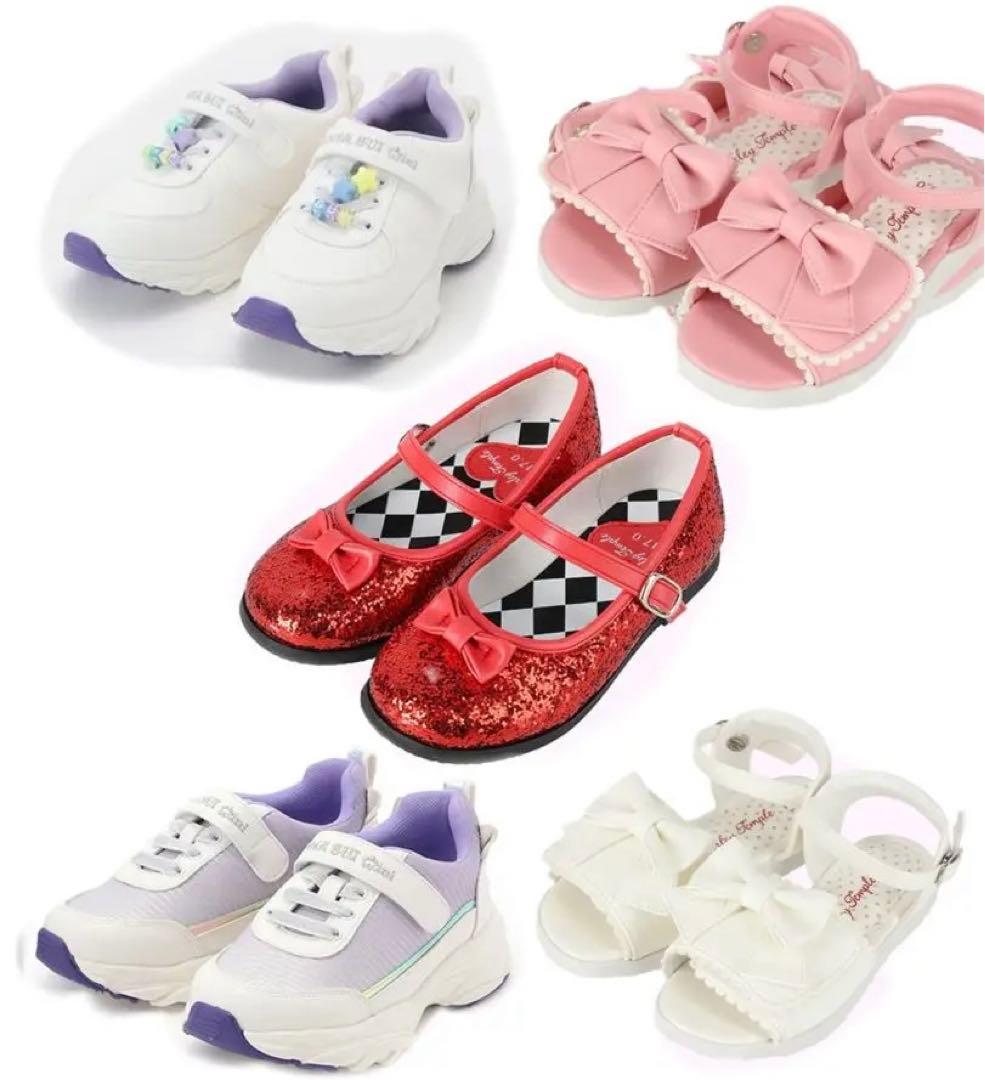 5足20cm シャーリーテンプル　アナスイミニ　サンダル 新品未使用　スニーカー