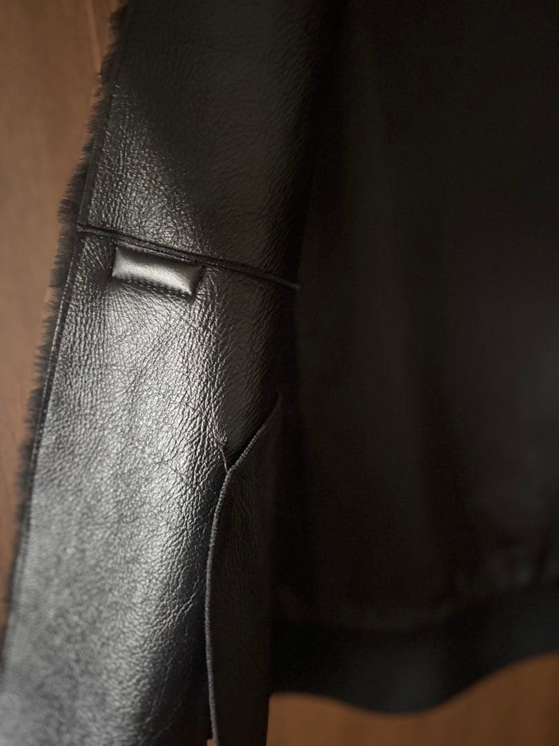 DOUBLE STANDARD CLOTHING Black ファーベスト