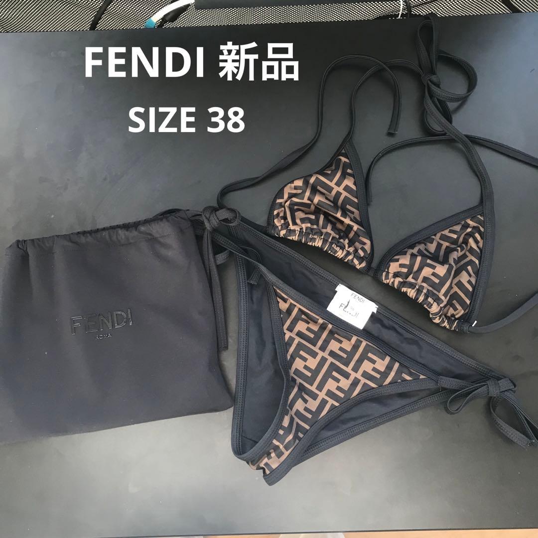 FENDI 新品 ズッカ ビキニ 水着 サイズ38 防水保存袋付