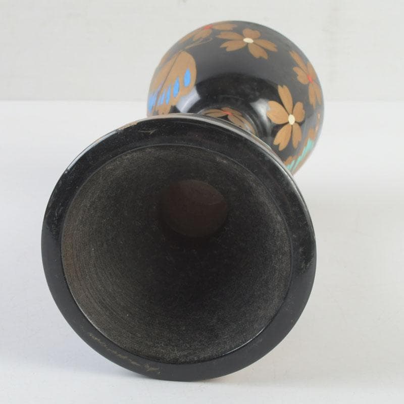 和楽器　和太鼓　金蒔絵花蝶文　鼓胴　能楽　雅楽　N　9289