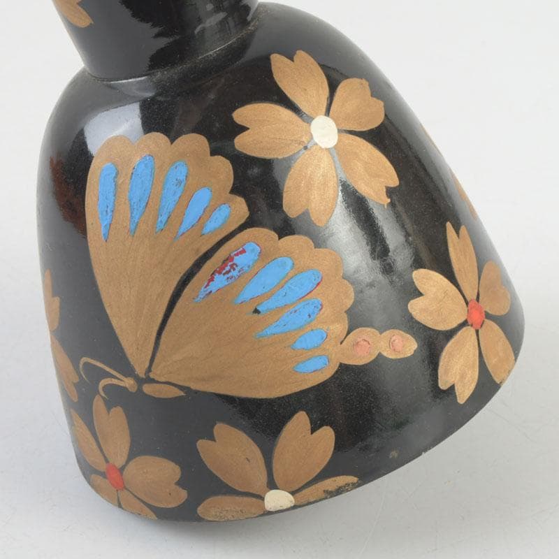 和楽器　和太鼓　金蒔絵花蝶文　鼓胴　能楽　雅楽　N　9289