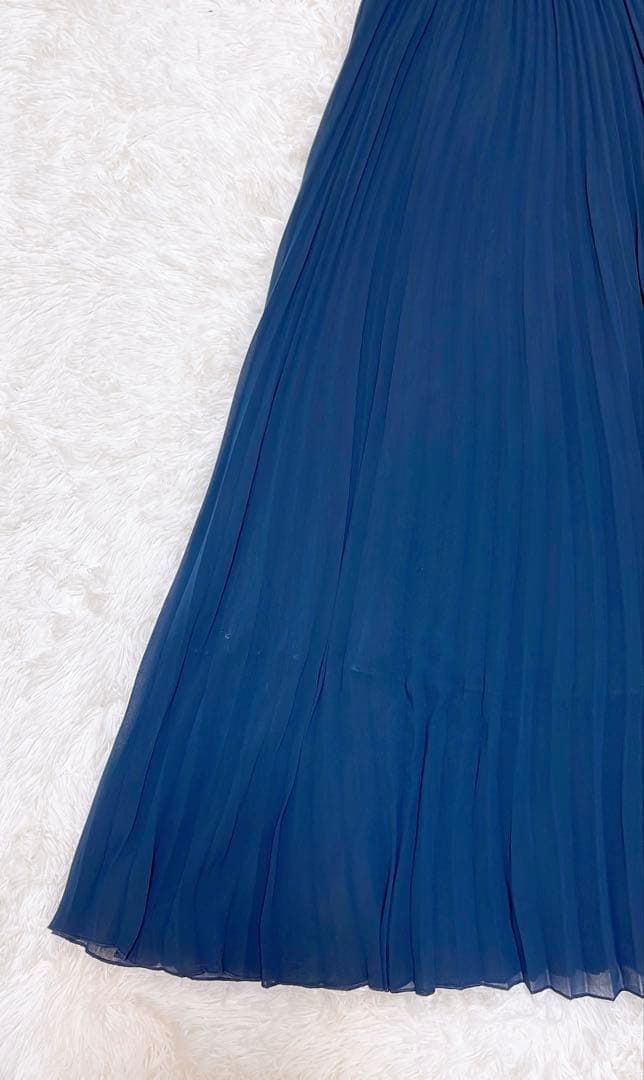 Dorry Doll♡オリジナル模様柄刺繍レース使い プリーツ加工 ロング丈