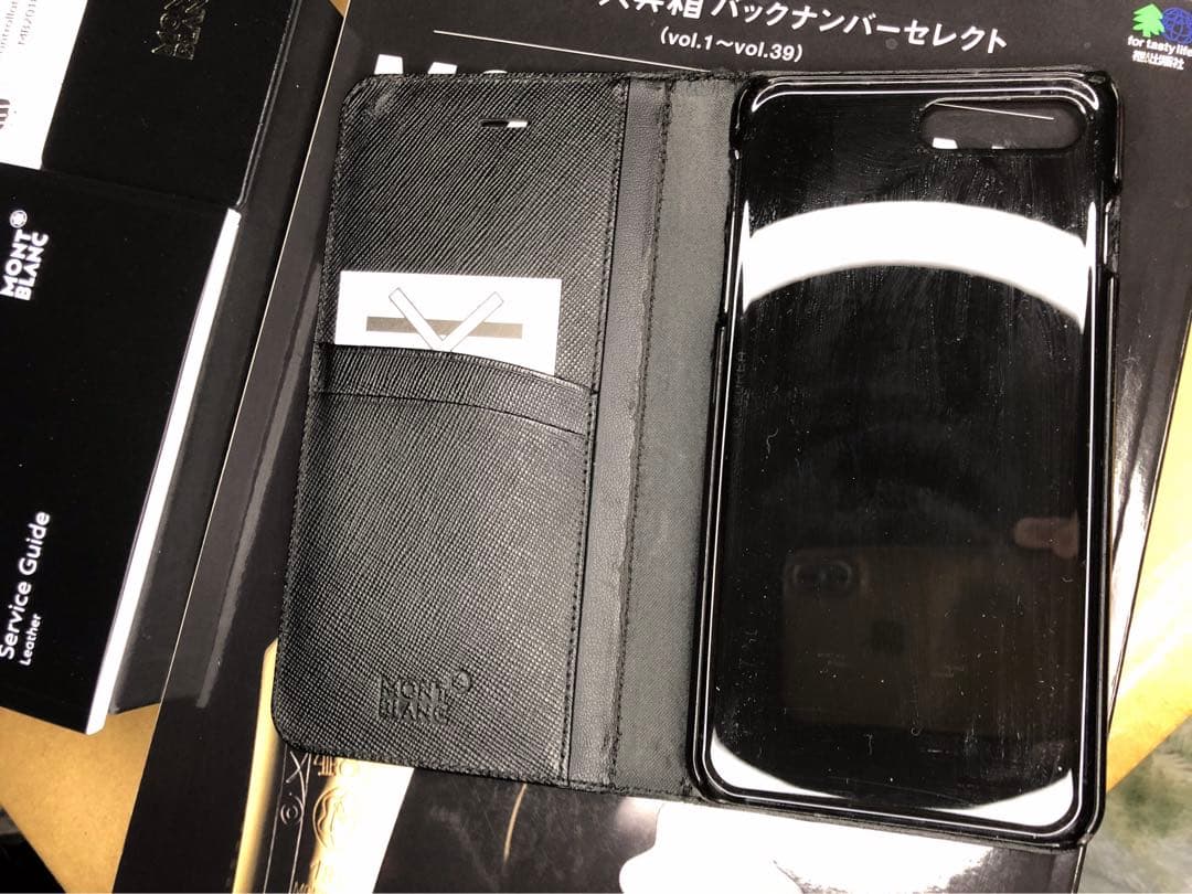 モンブラン　★稀少完売入手困難品！★iPhone7・8plus用本革スマホケース