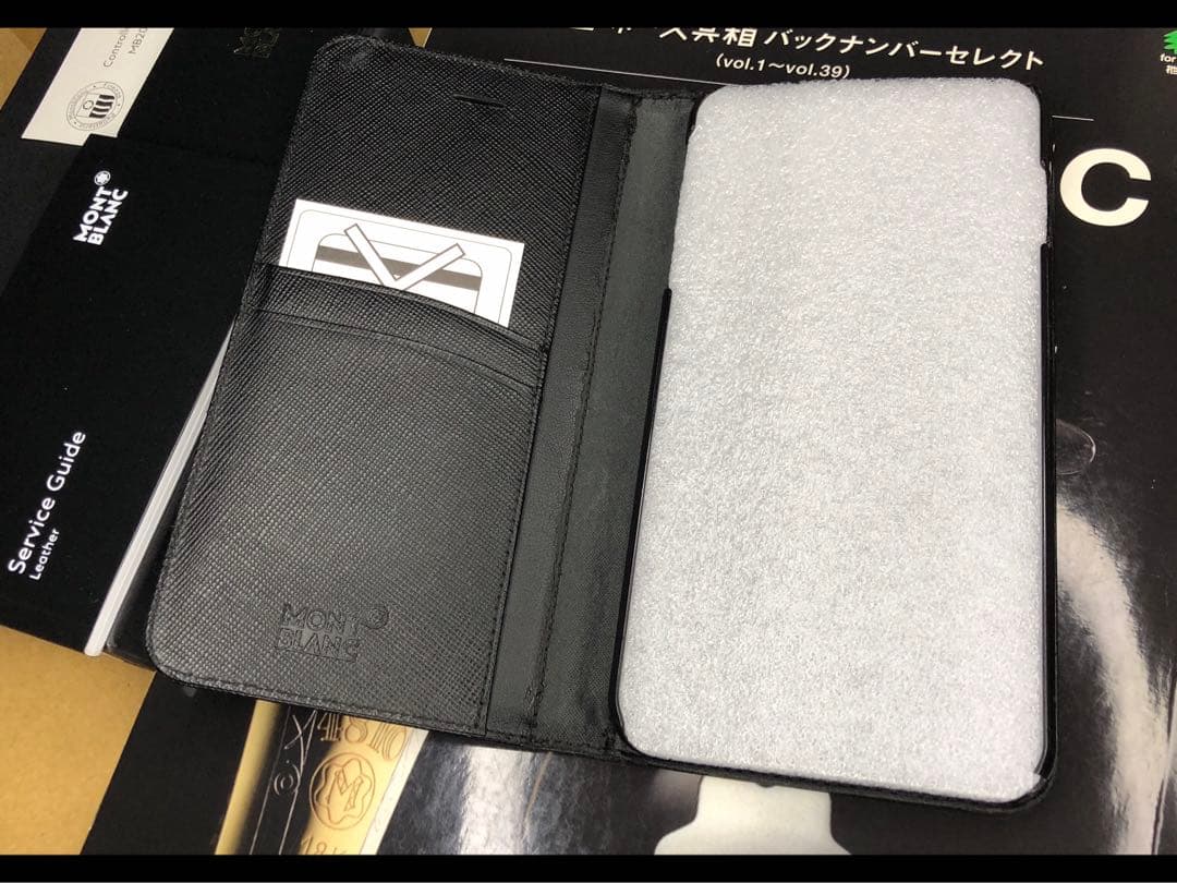 モンブラン　★稀少完売入手困難品！★iPhone7・8plus用本革スマホケース