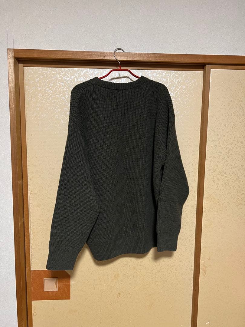 最終値下げ CELINE ダークグリーン カーキ ニットセーター S