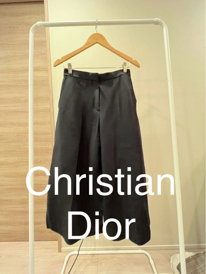 備品Christian Dior ブラック ガウチョパンツ