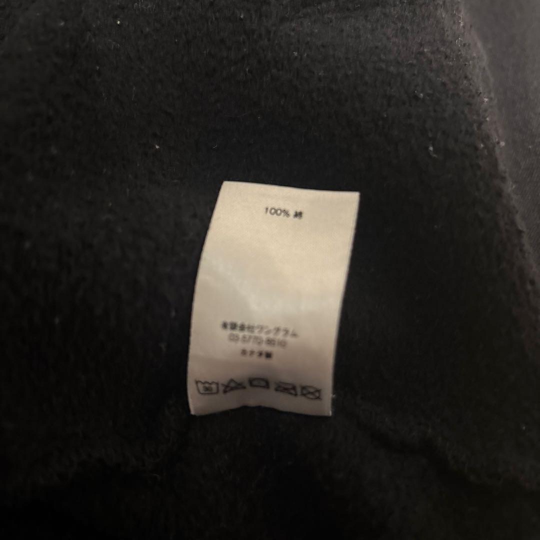 Supreme ブラック ジップアップパーカー