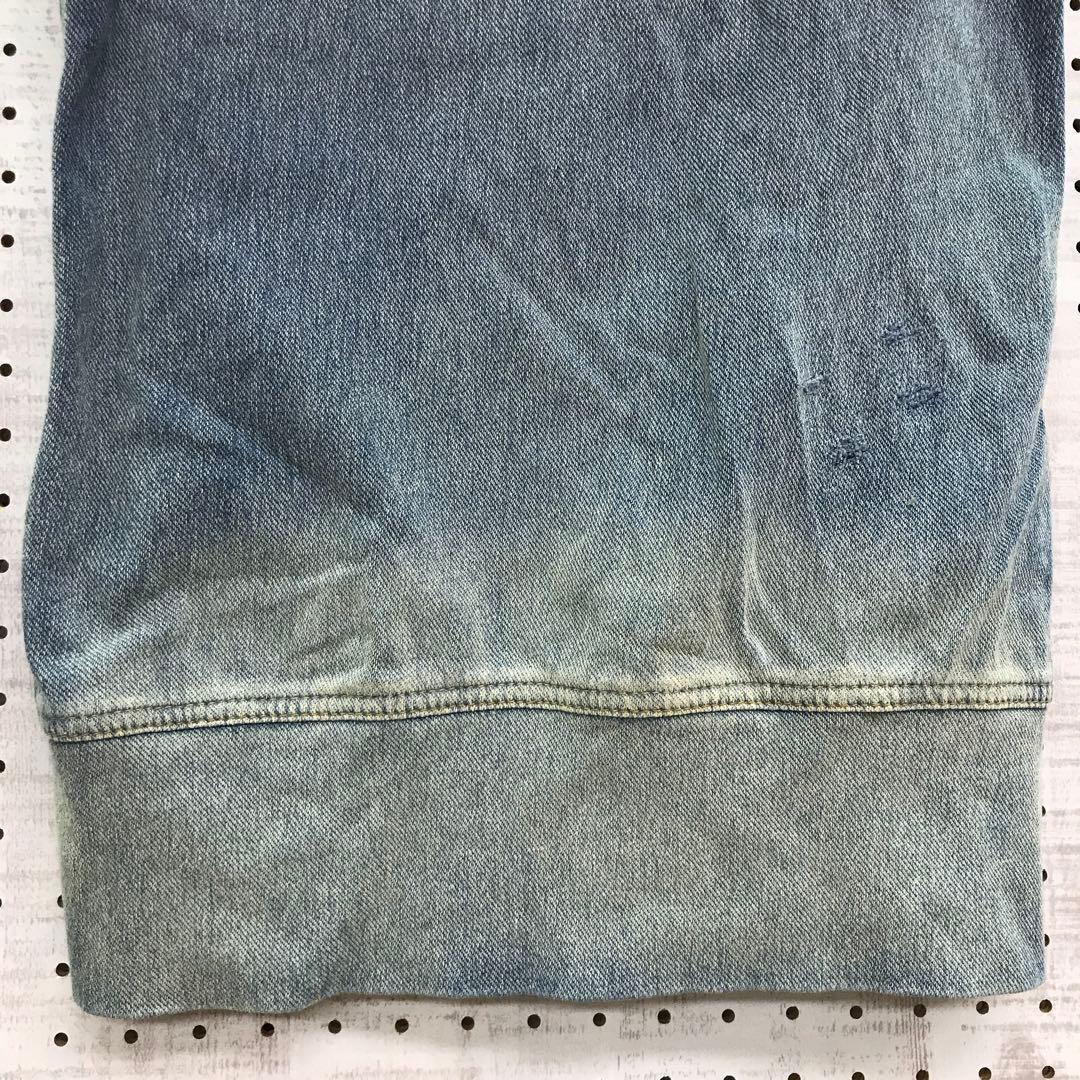 平成 アーカイブ 古着 GOA リペア加工 ボリュームネック デニムベスト