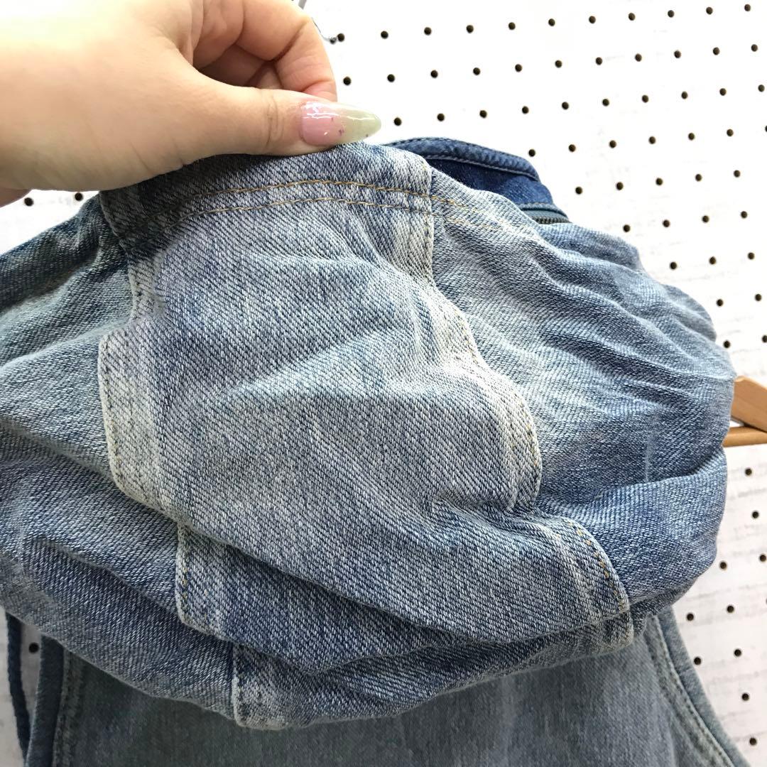 平成 アーカイブ 古着 GOA リペア加工 ボリュームネック デニムベスト