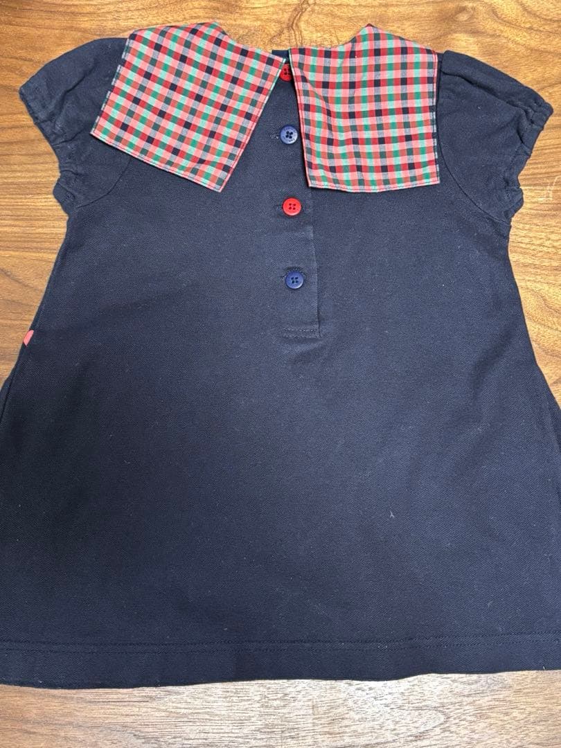 ファミリア　半袖　セーラーワンピース＋ボトムスセット　80サイズ