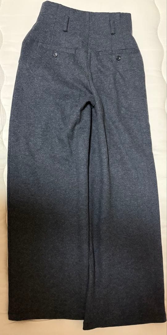 パンツ CLANE HIGH WAIST WIDE PANTS