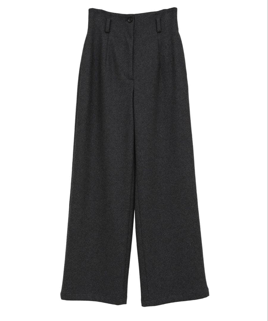 パンツ CLANE HIGH WAIST WIDE PANTS