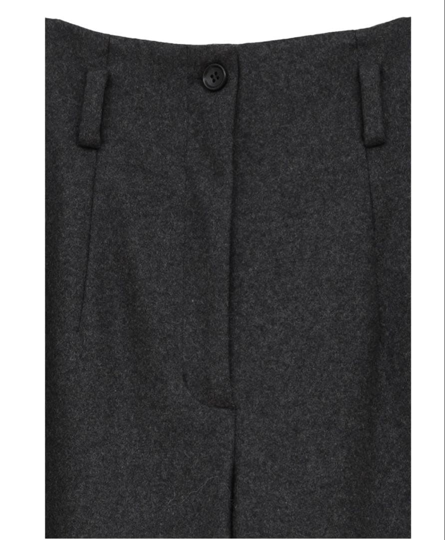 パンツ CLANE HIGH WAIST WIDE PANTS