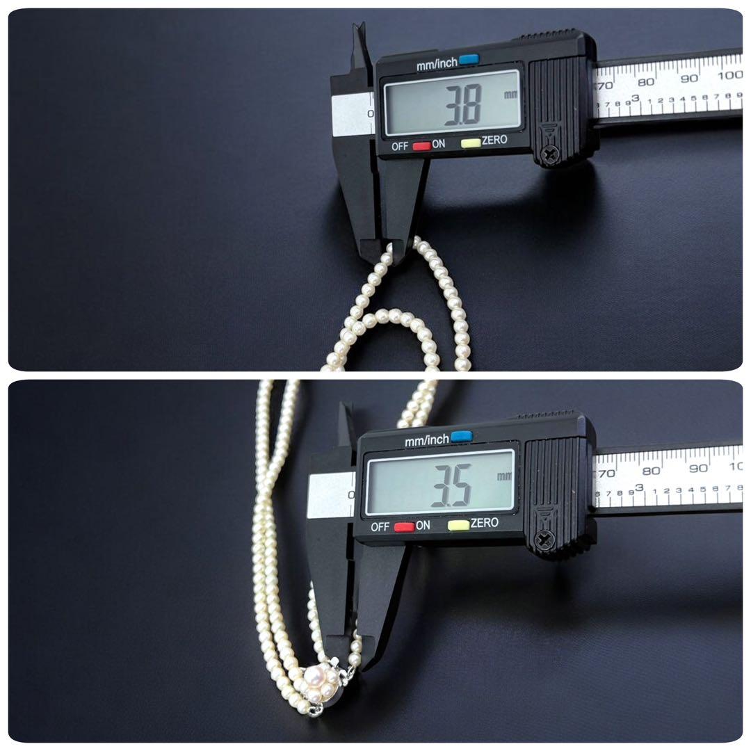 【最高峰】タサキ　ベビーパール　アコヤ　本真珠　2連　ネックレス