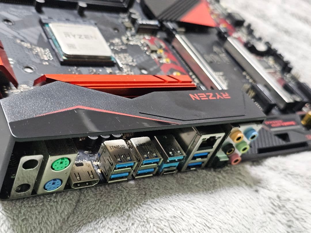 マザボCPUセット Ryzen7 2700x X370 付属品多数