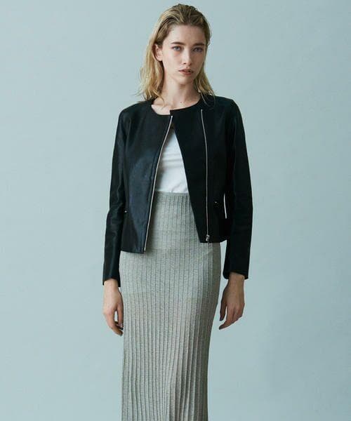 ns310TOMORROWLAND DES PRES ラムレザー