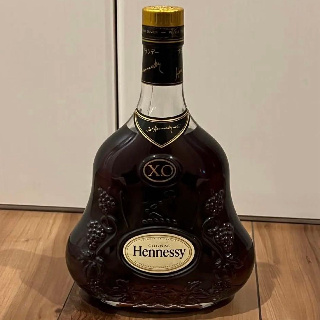 ヘネシー X.O ブランデー 金キャップ クリアボトル 700ml