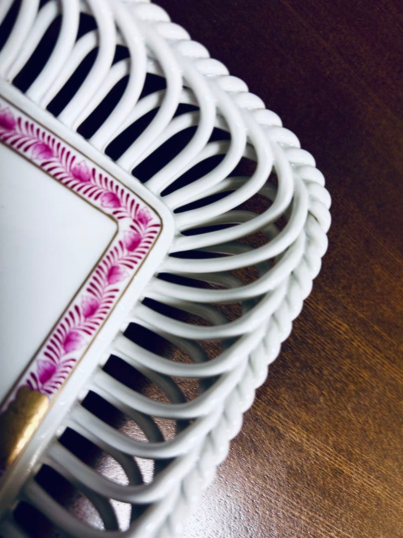 シ*ん様 ヘレンド　ヌードルワーク　スパゲッティワーク　透編　ヘレンド アポニー