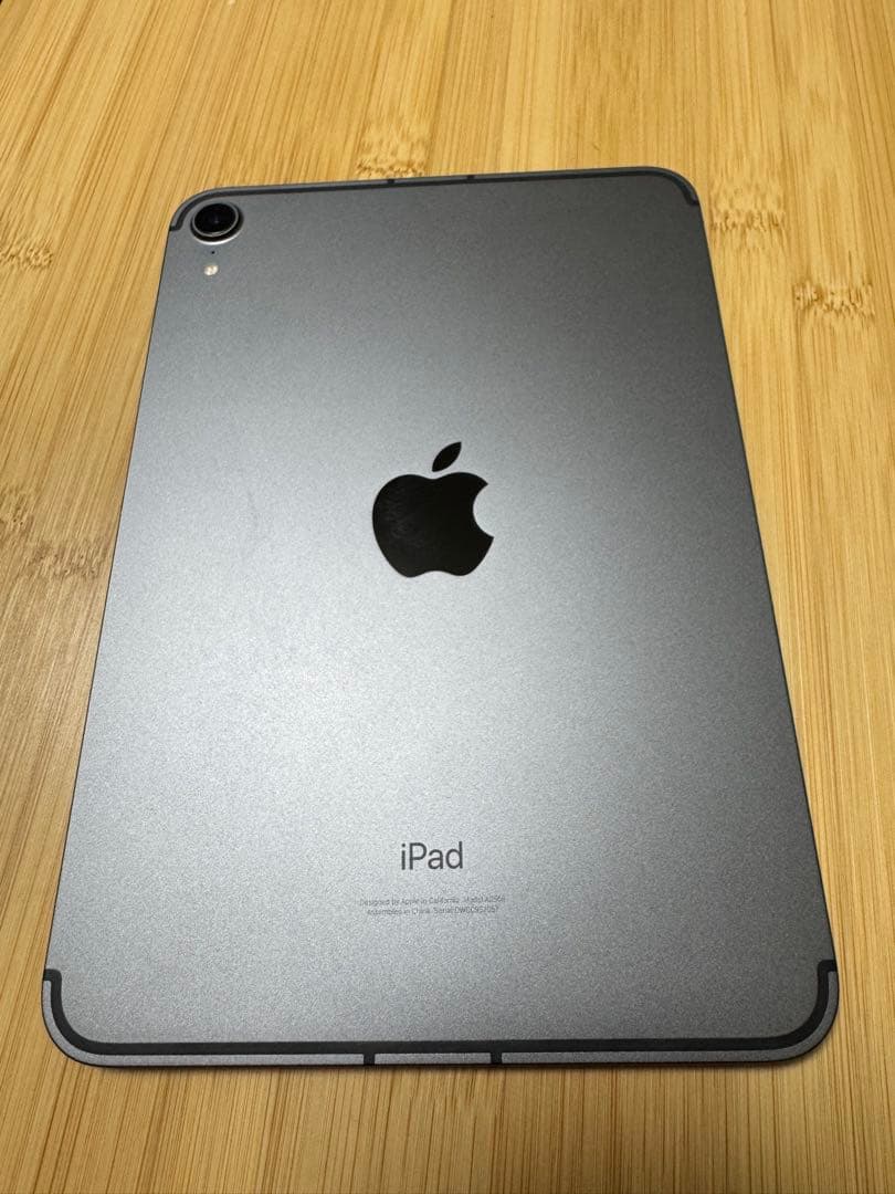 バッテリー100% iPad mini 第6世代のCellularモデル