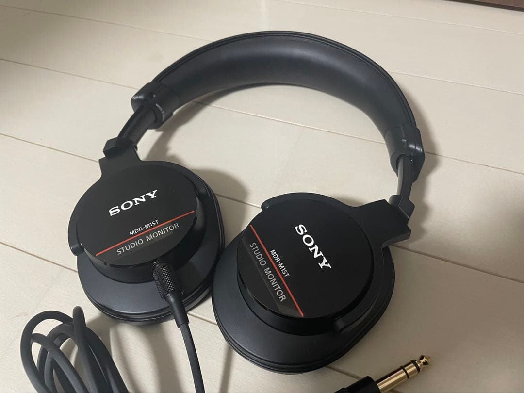 値引き中 SONY MDR-M1ST スタジオモニターヘッドホン 変換プラグ付属