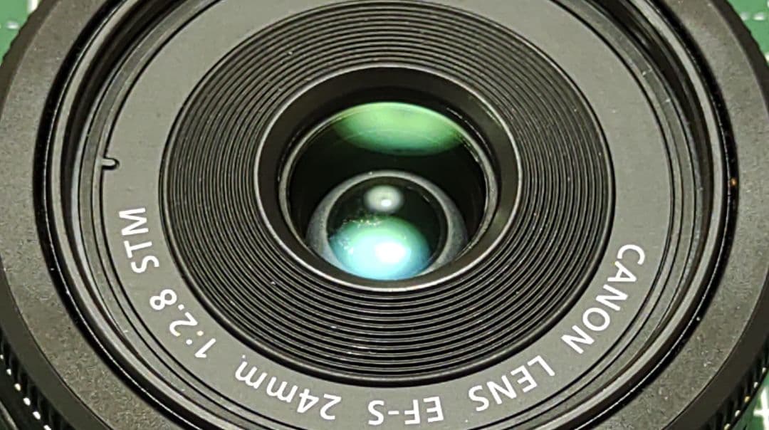 キヤノン 単焦点レンズ Canon EF-S24mm F2.8 STM 小型軽量