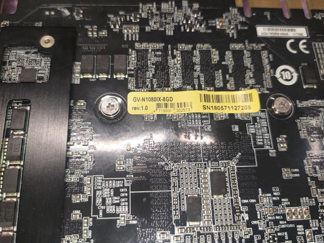 GIGABYTE GV-N1080IX-8GD SLIセット