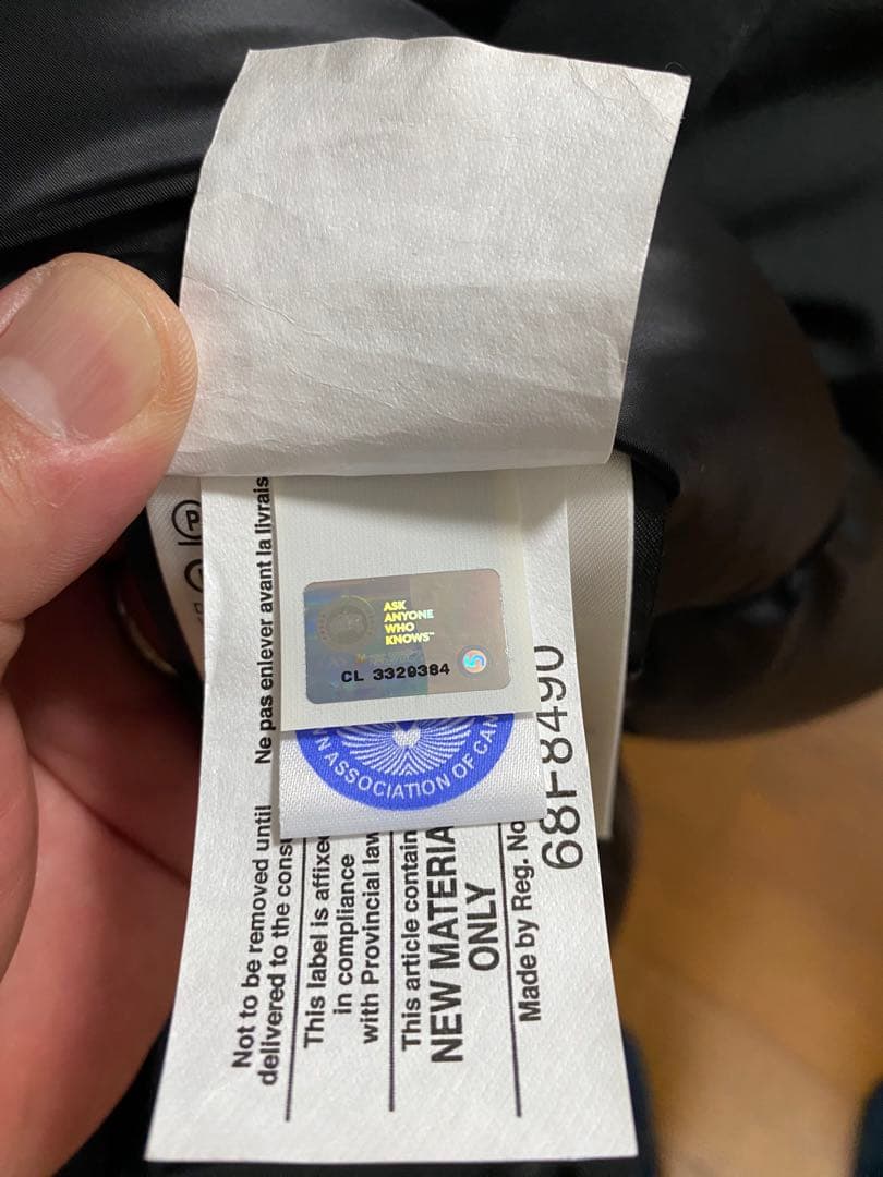 【XL】カナダグース シャトー ブラックレーベル　  