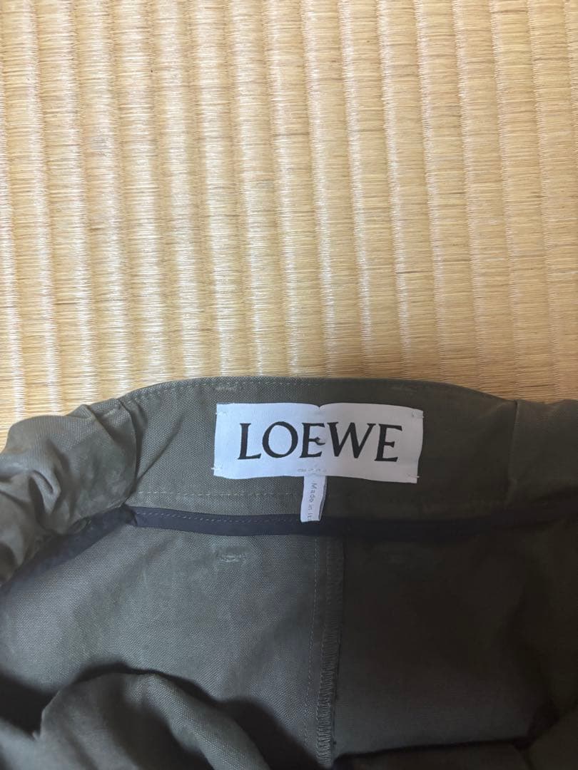 LOEWE バルーンカーゴトラウザーズ オリーブグリーン　size50