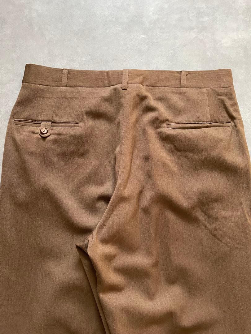 50s ウールギャバジン スラックス