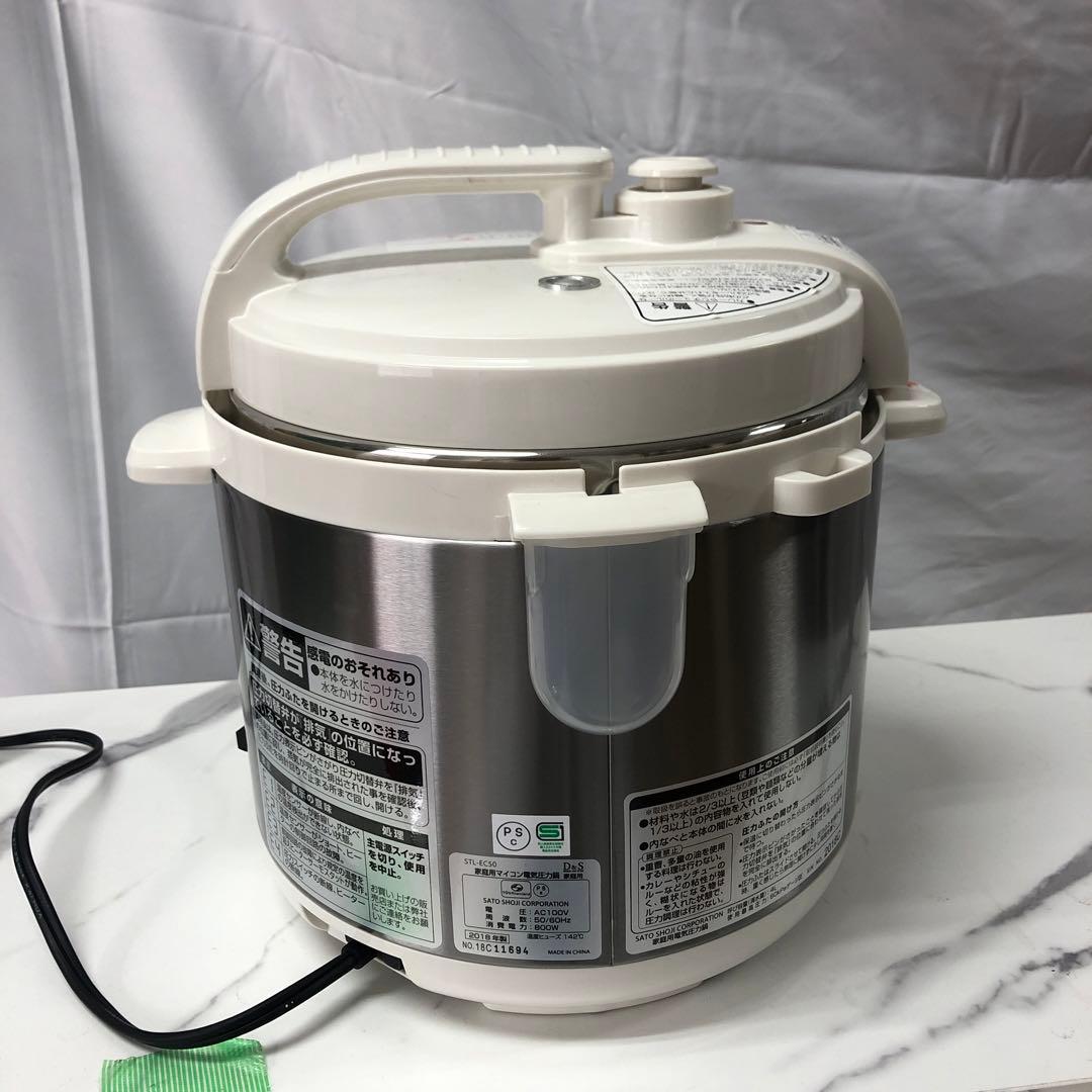 【極美品】D&S 家庭用マイコン電気圧力鍋 4.0L STL-EC50