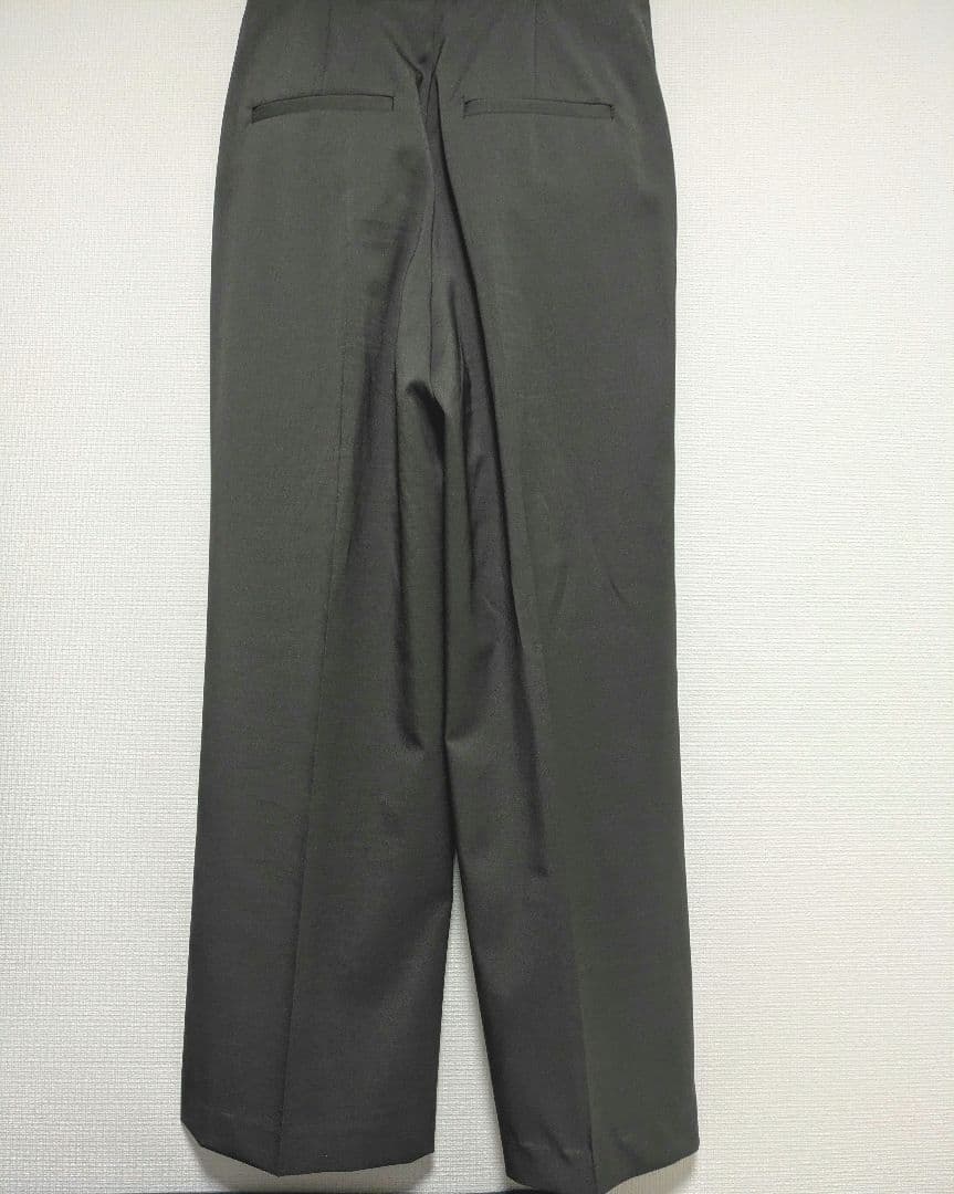 Noble ノーブル エステルツイルストレッチスラックスパンツ 38 グレー