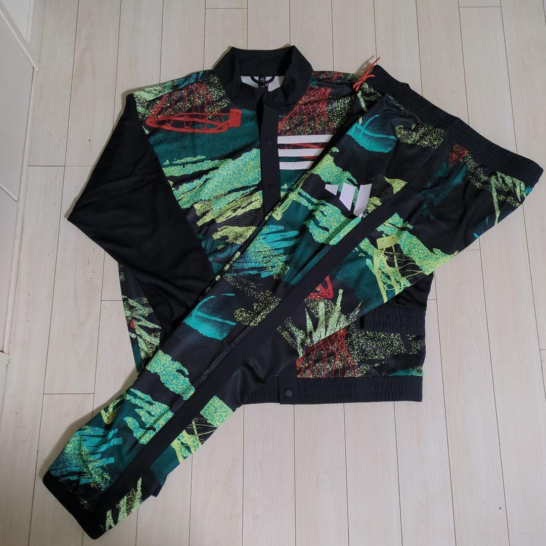 【新品・稀少サイズ4XO】アディダス 3ストライプス モーメント 上下セット