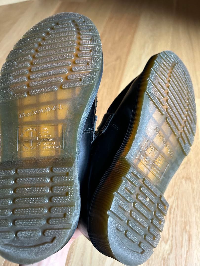 【Dr.Martin】フリンジ付きローファーブラック24cm