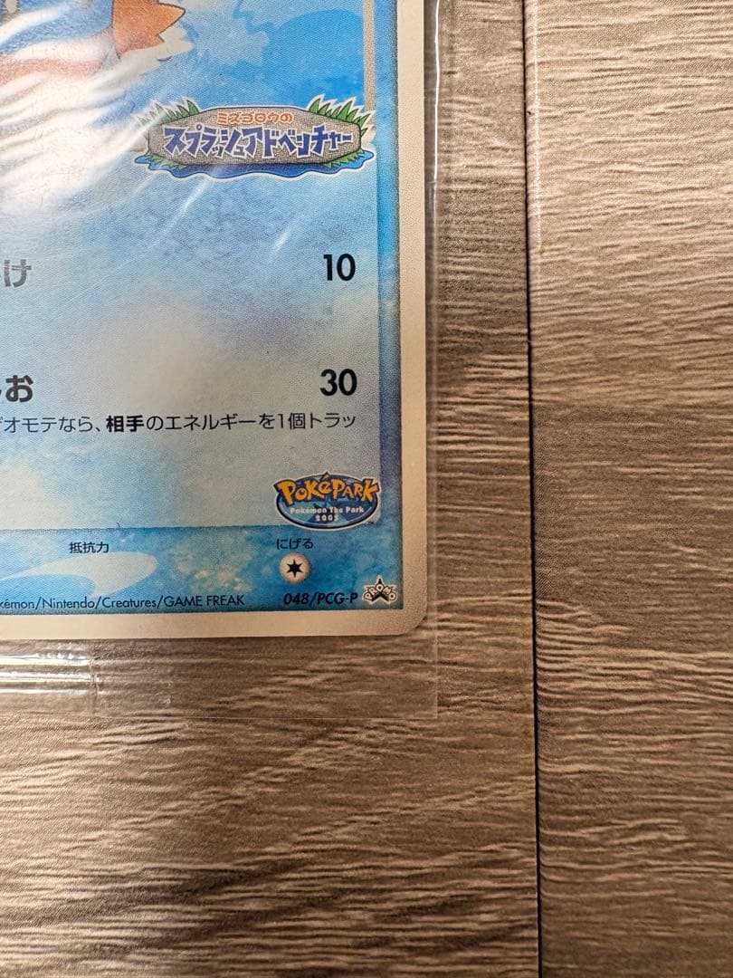 ポケモンカード　ポケパークのミズゴロウ　048/PCG-P ポケパーク　未開封
