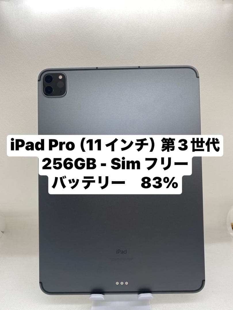 iPad Pro (11インチ) 第3世代 256GB Simフリー 41340