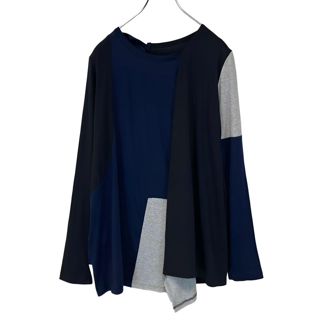 Y's ワイズ 美品 22SS 3 SHADE PATCHED カットソー2