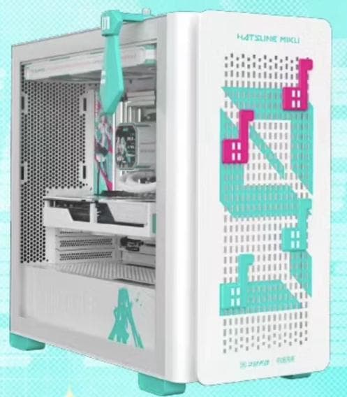 一度使用 初音ミク Micro-ATX ケース ASUS A23 コラボ 限定