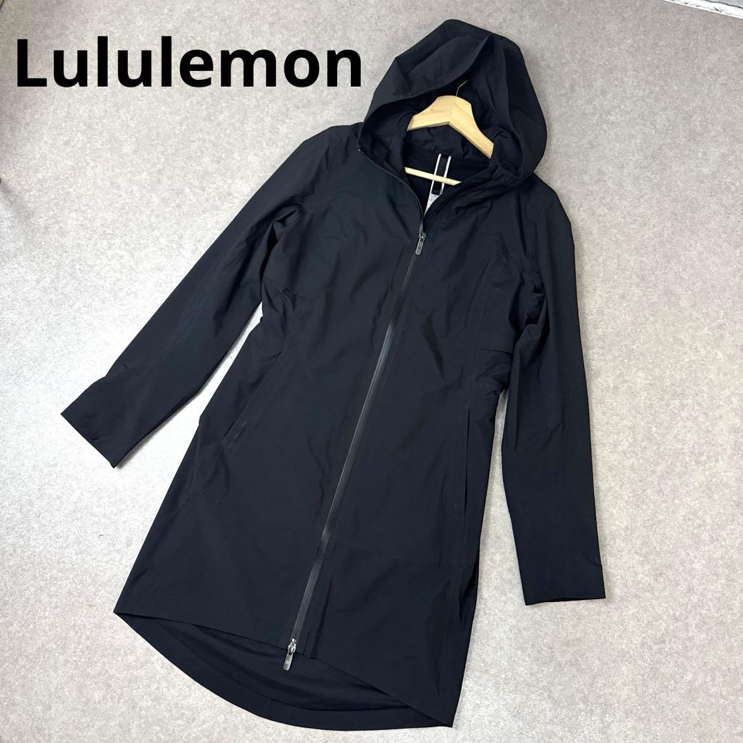 Lululemon ルルレモン ナイロンジャケット ロング丈 黒